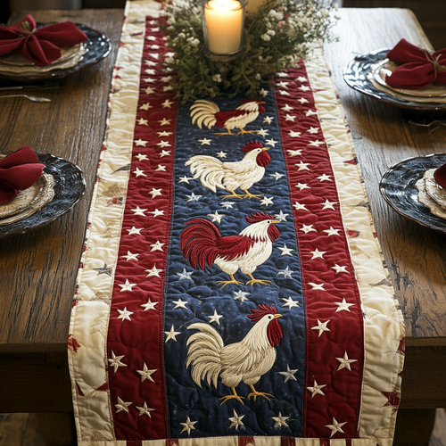 Farm Glory Quilted Table Runner NCU0VH4200