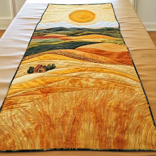 Farm Horizon Quilted Table Runner NCU0DK7135