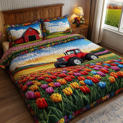 Farm Tranquility 3-Piece Quilted Bedding Set NCU0NT6631