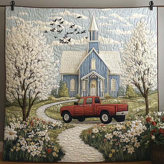 Farm and Faith Quilted Blanket NCU0DV6647