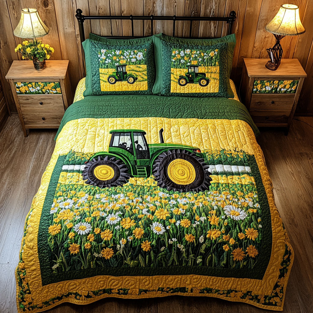 Farmfield Adventure 3-Piece Quilted Bedding Set NCU0PT2824