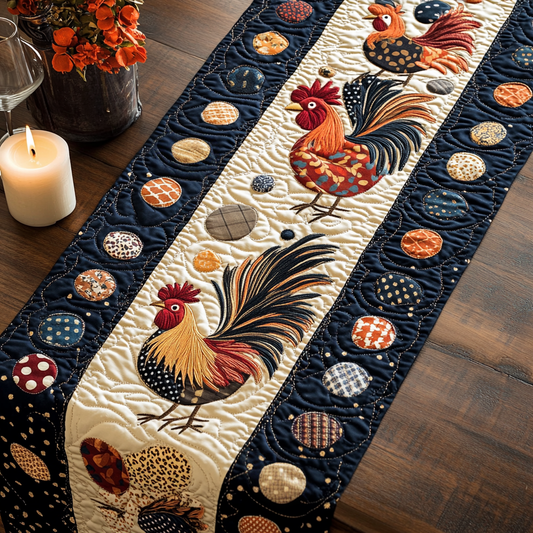 Farmhouse Crow Quilted Table Runner NCU0VH3066