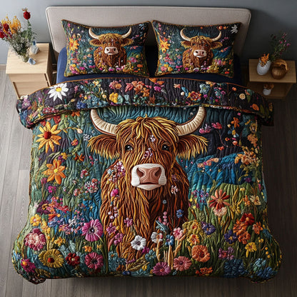 Farmyard Delight 3-Piece Quilted Bedding Set NCU0PT5723