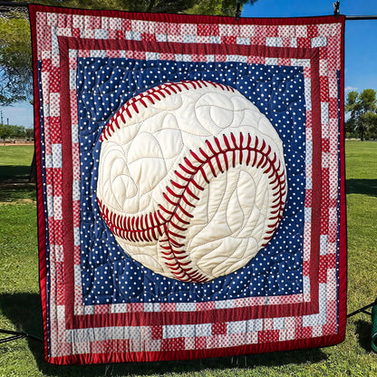 Fastball Frenzy Quilted Blanket NCU0TH1467