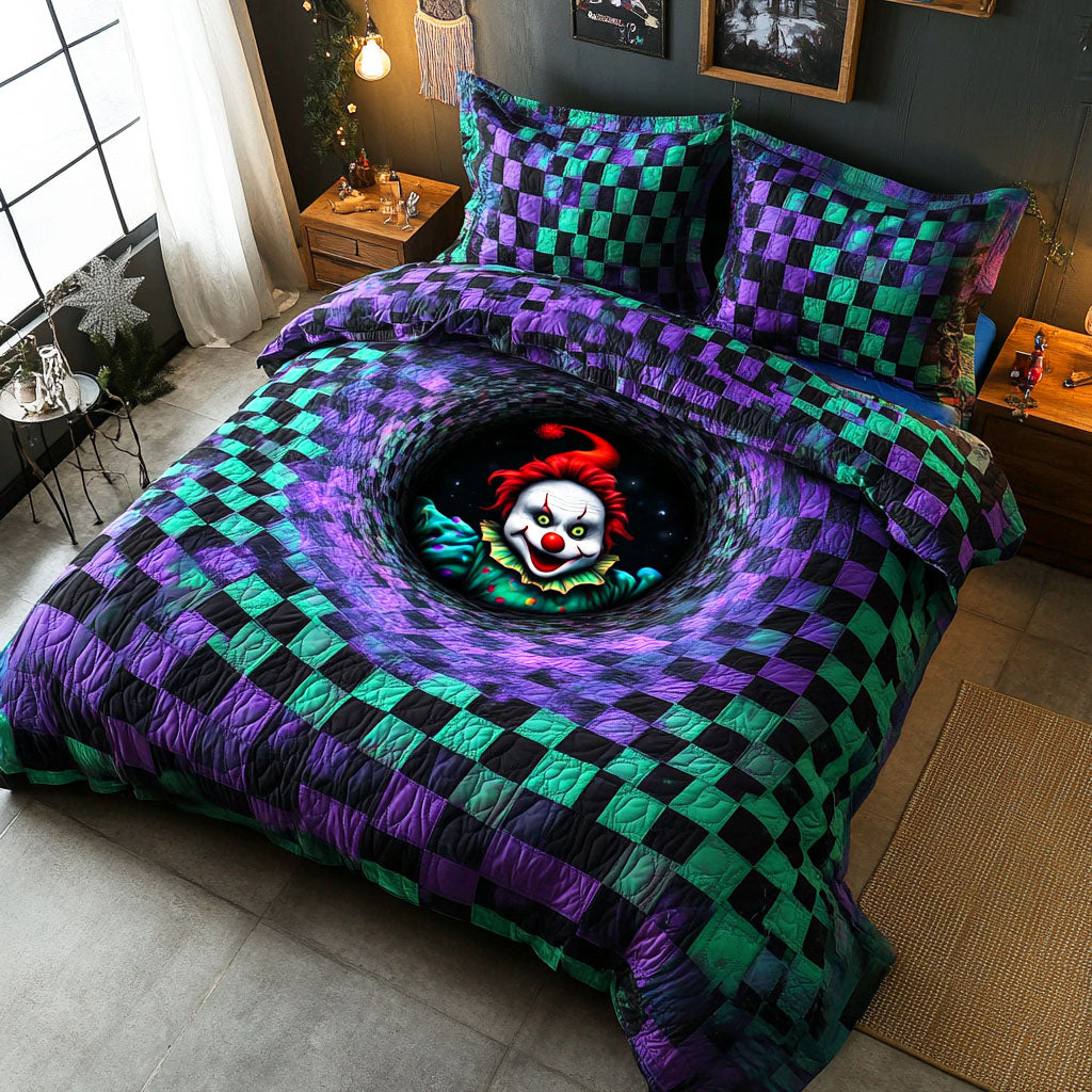 Fearful Night 3-Piece Quilted Bedding Set NCU0TD510