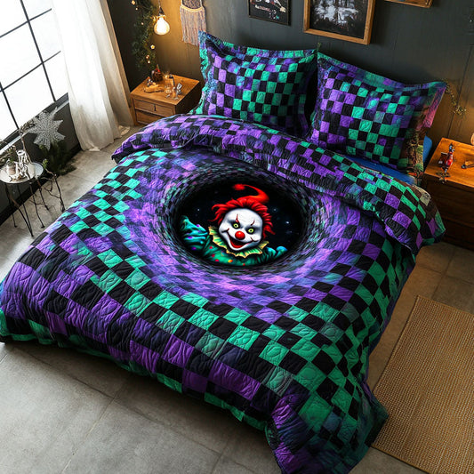 Fearful Night 3-Piece Quilted Bedding Set NCU0TD510