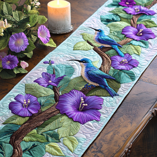 Feather Flight Quilted Table Runner NCU0VH5012