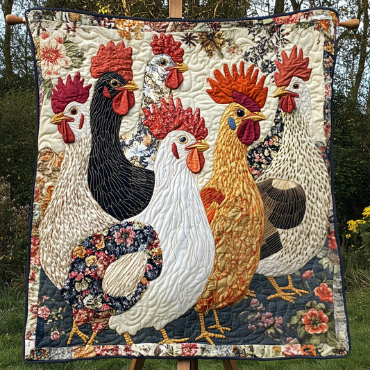 Feather Friends Quilted Blanket NCU0VH5545