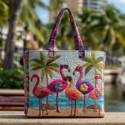 Feather Friends Quilted Tote Bag NCU0PT8505