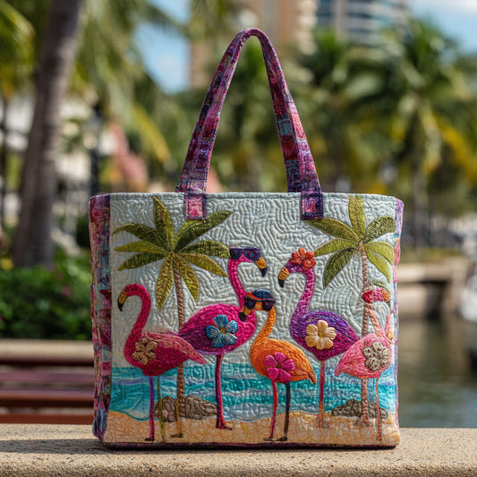 Feather Friends Quilted Tote Bag NCU0PT8505