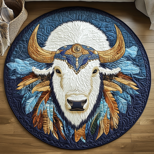Feather Pride Quilted Round Mat NCU0VH3736
