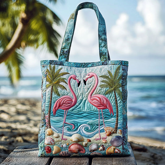 Feather Thread Quilted Tote Bag NCU0PT8506