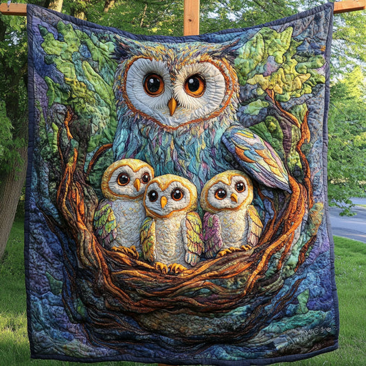 Feathered Family Quilted Blanket NCU0NT6458