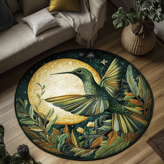 Feathered Flight Quilted Round Mat NCU0DK6675