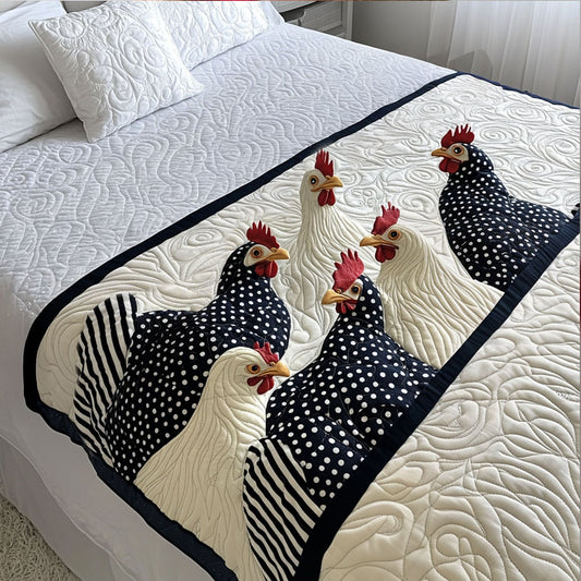 Feathered Flock Quilted Bed Runner NCU0PT8067
