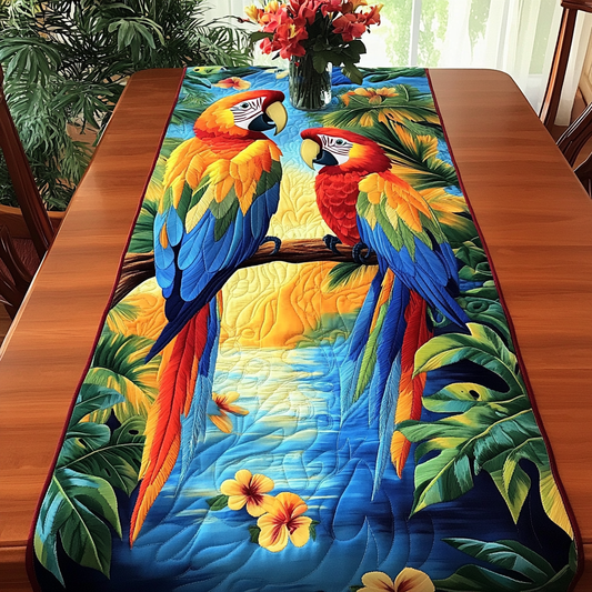 Feathered Friends Quilted Table Runner NCU0VL1881