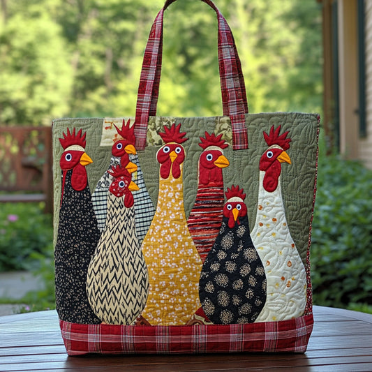 Feathered Friends Quilted Tote Bag NCU0DV7661