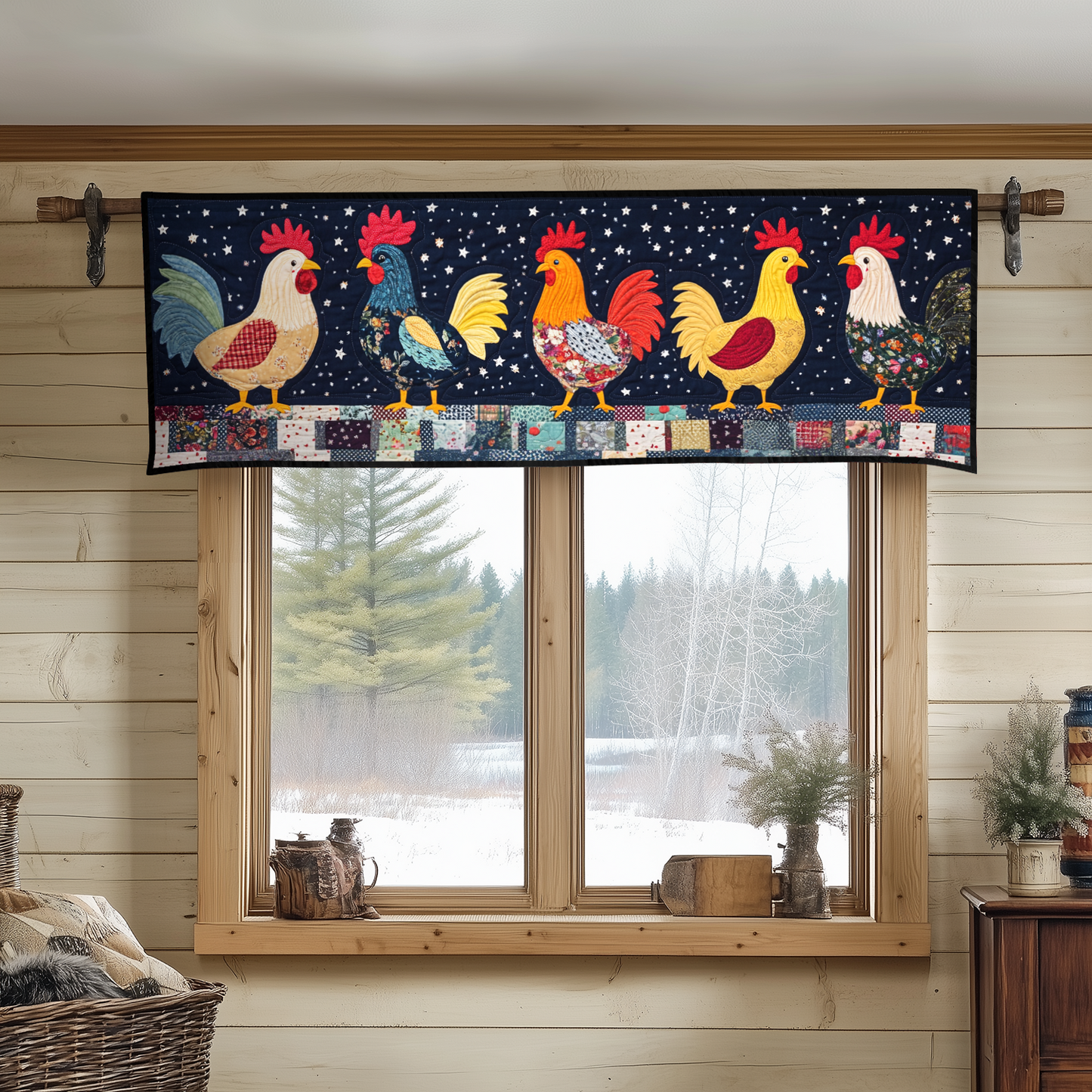 Feathered Friends Quilted Valance NCU0VH2861