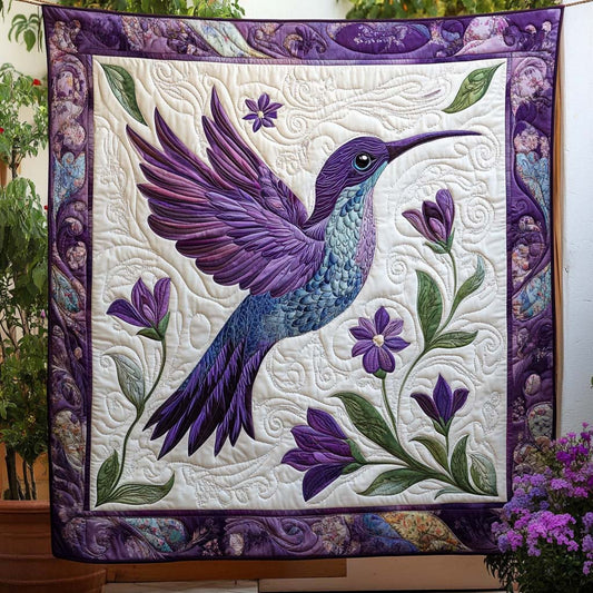 Feathered Grace Quilted Blanket NCU0NT7686