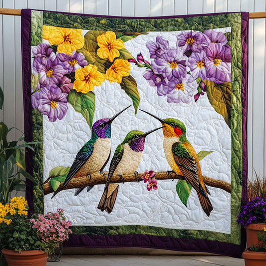 Feathered Harmony Quilted Blanket NCU0NT6925
