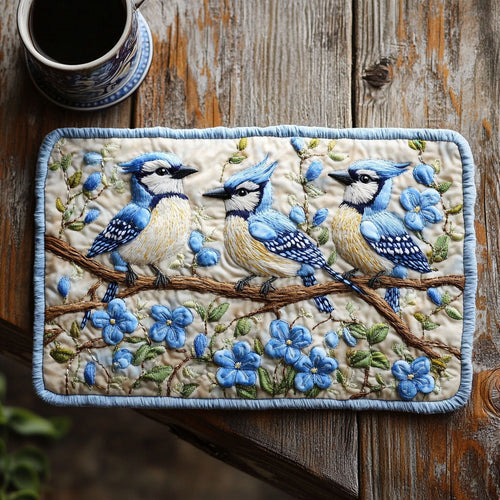 Feathered Tranquility Quilted Placemat NCU0NT5853