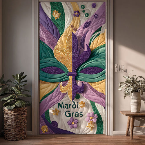 Feathers and Fortune Quilted Door Cover NCU0PT11062