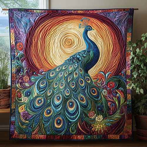 Feathers of Elegance Quilted Blanket NCU0DV3368