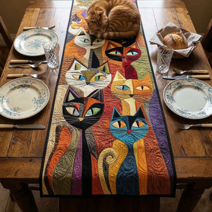 Feline Frolic Quilted Table Runner NCU0NT9191