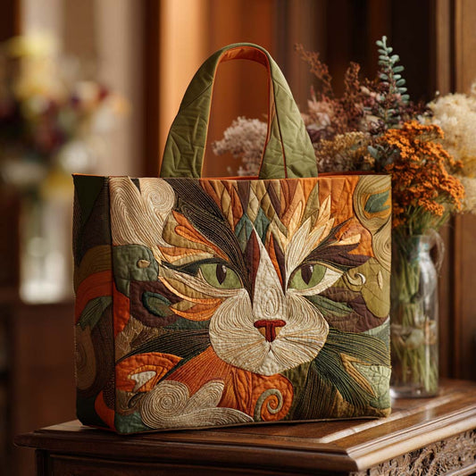 Feline Beauty Quilted Tote Bag NCU0NT8957