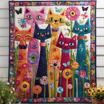 Feline Bliss Quilted Blanket NCU0NT9209