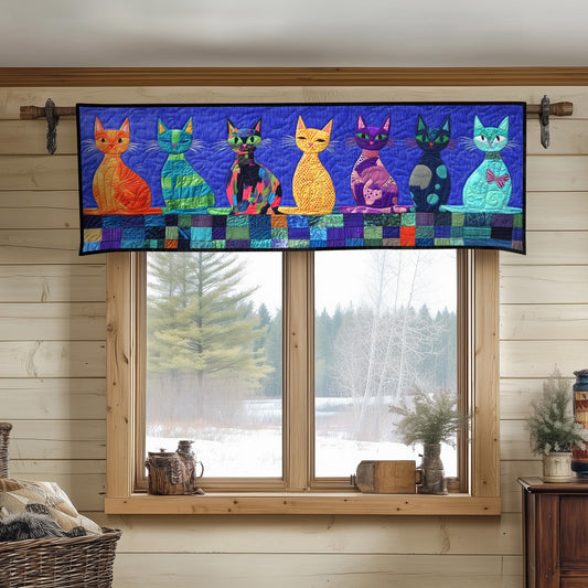 Feline Dreams Quilted Valance NCU0PT7126