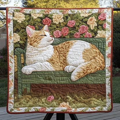 Feline Fancy Delight Quilted Blanket NCU0DK1514