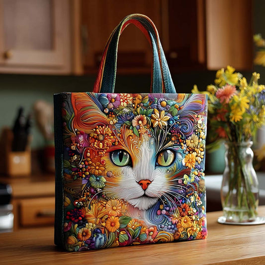 Feline Friends Quilted Tote Bag NCU0NT8604