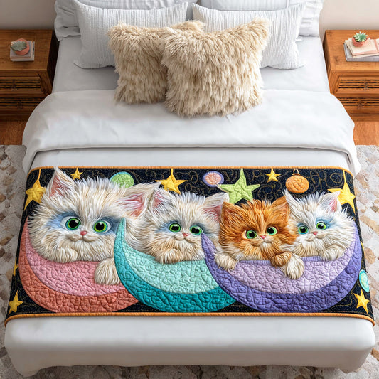 Feline Joy Quilted Bed Runner NCU0TD1151