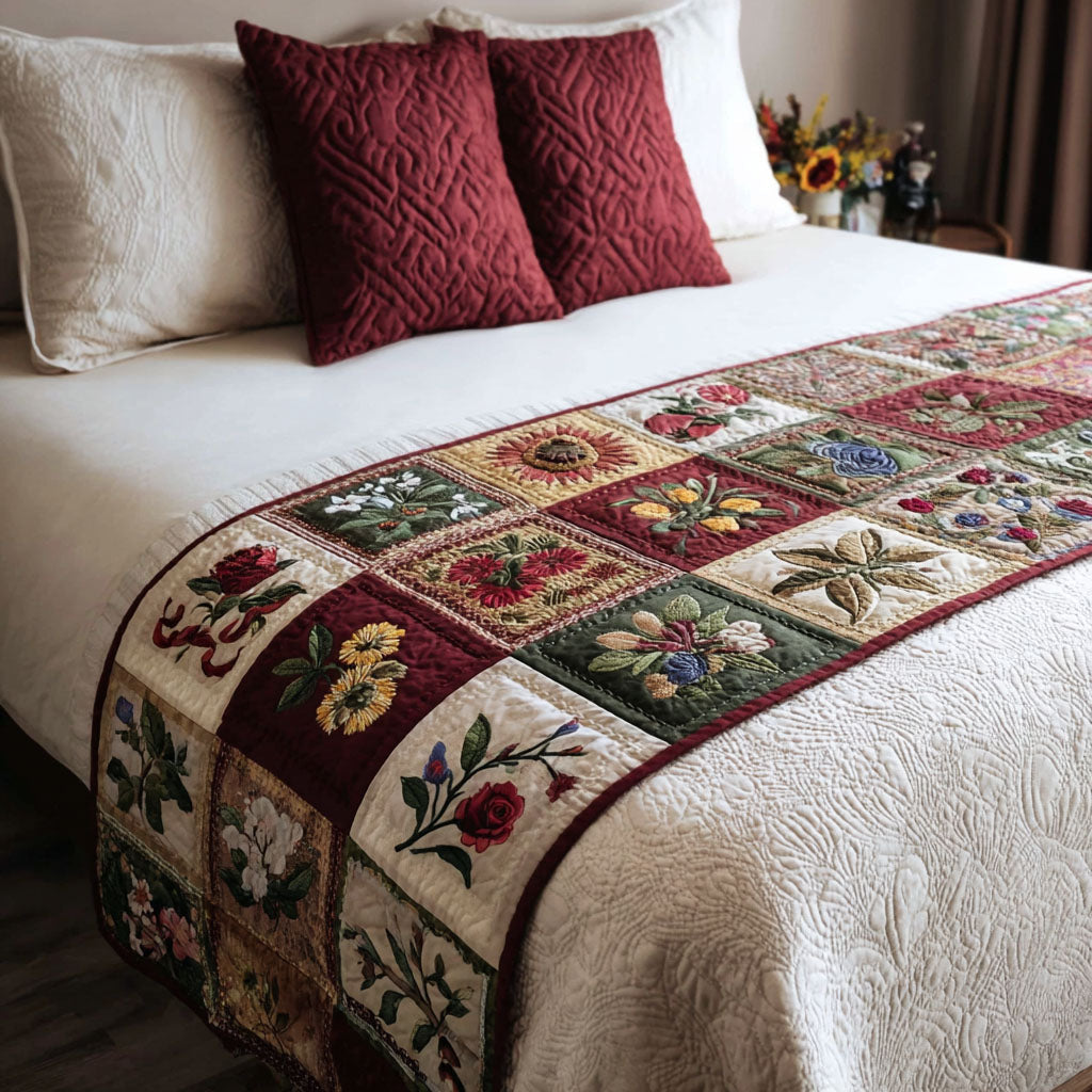 Fernlight Morning Quilted Bed Runner NCU0PT11156