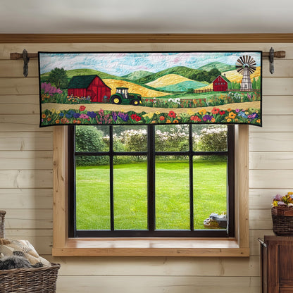 Fertile Grounds Quilted Valance NCU0PT5998