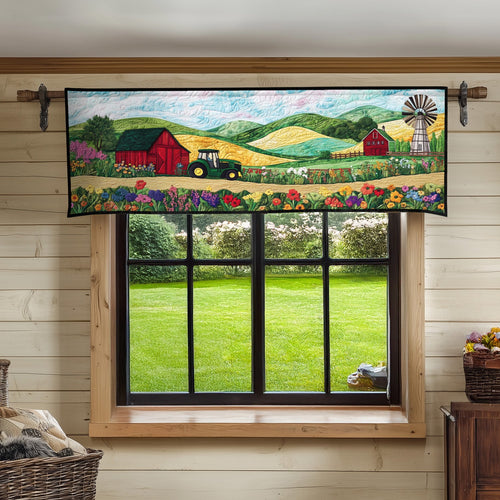 Fertile Grounds Quilted Valance NCU0PT5998