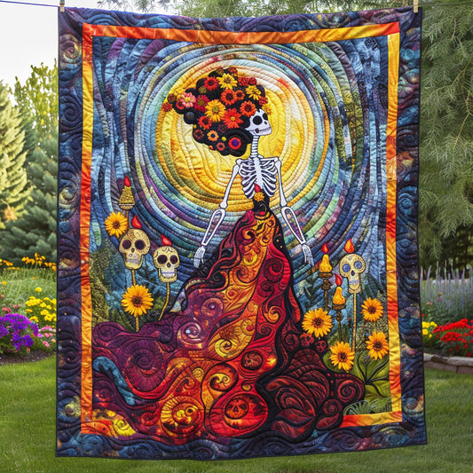 Festival Bones Quilted Blanket NCU0TD304