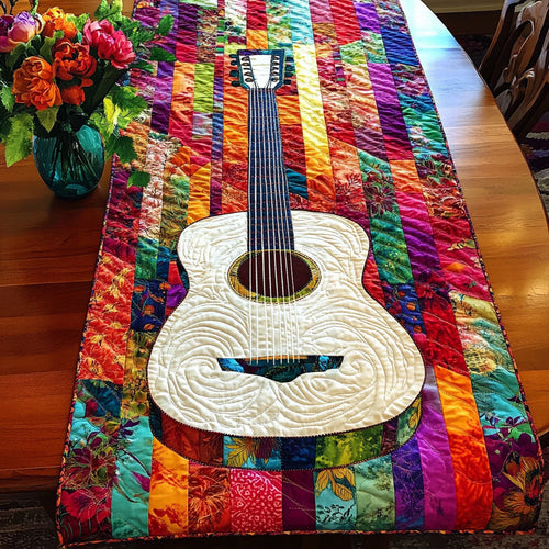 Festival Chords Quilted Table Runner NCU0NT5148