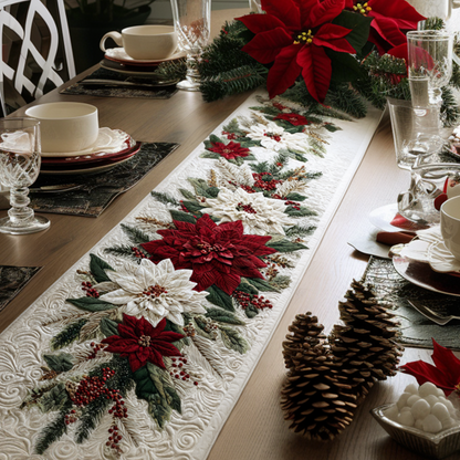 Festive Joy Quilted Table Runner NCU0NT10914