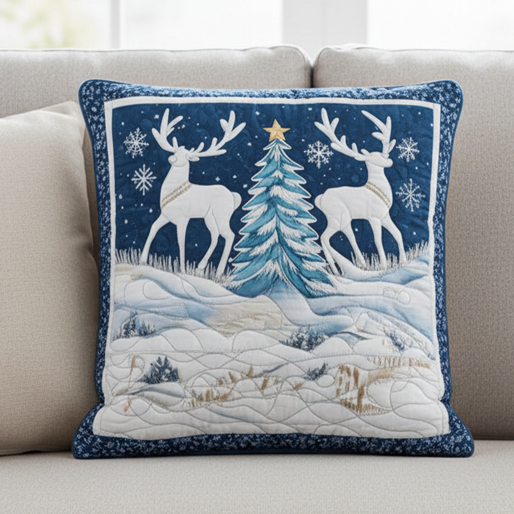 Festive Magic Quilted Pillow Case NCU0NT11044