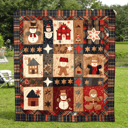 Festive Patchwork Quilted Blanket NCU0TH1017