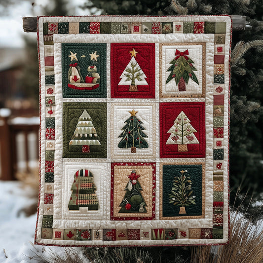 Festive Bliss Quilted Blanket NCU0TH3465