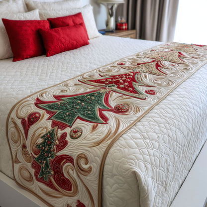 Festive Charm Quilted Bed Runner NCU0PT9089