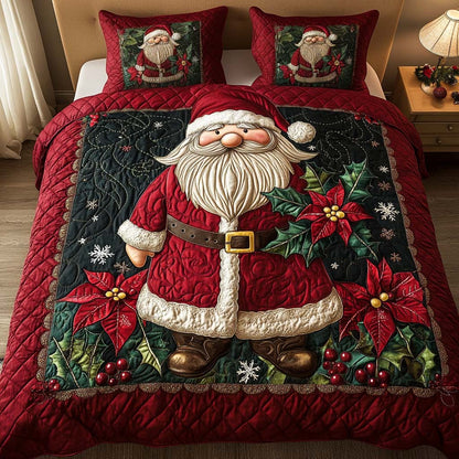 Festive Cheer 3-Piece Quilted Bedding Set NCU0NT10282