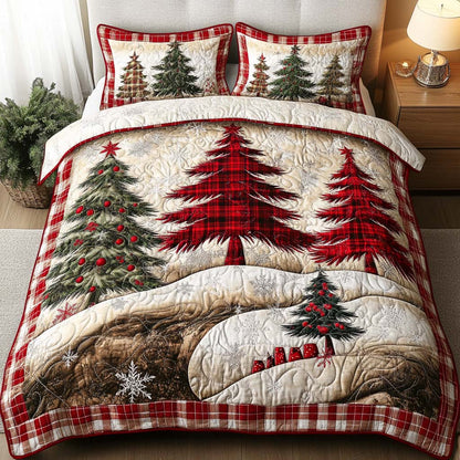 Festive Cheer 3-Piece Quilted Bedding Set NCU0NT2426
