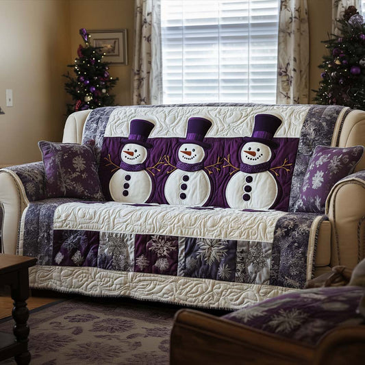 Festive Cheer Quilted Sofa Cover NCU0NT10962