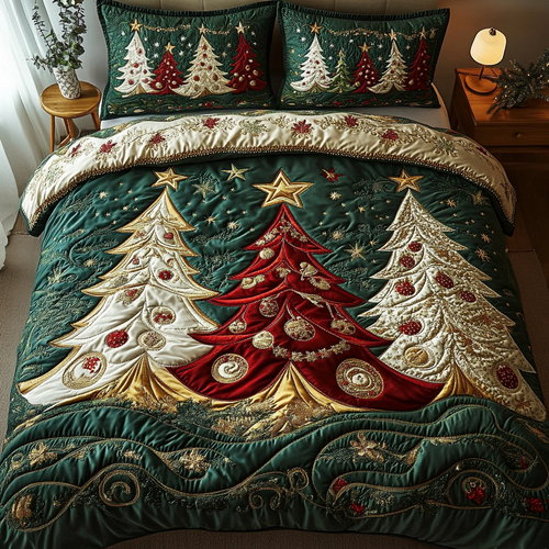 Festive Dream 3-Piece Quilted Bedding Set NCU0DK9894