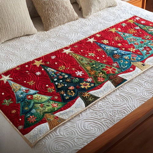 Festive Dream Quilted Bed Runner NCU0DK10114