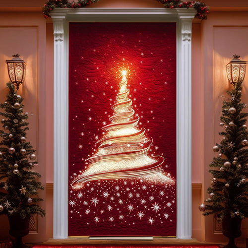 Festive Evening Quilted Door Cover NCU0NT10955